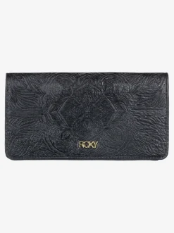 Roxy Portemonnees*Crazy Wave - Portemonnee Met 2 Flappen Anthracite