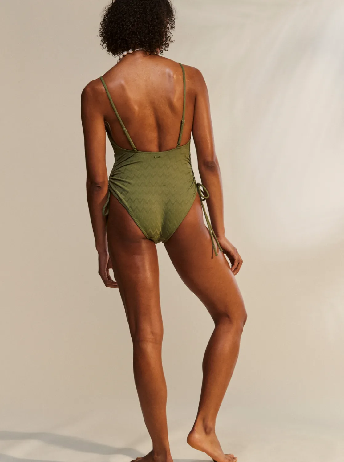 Roxy Monokini'S*Current Coolness - Eendelig Badpak Voor Dames Loden Green