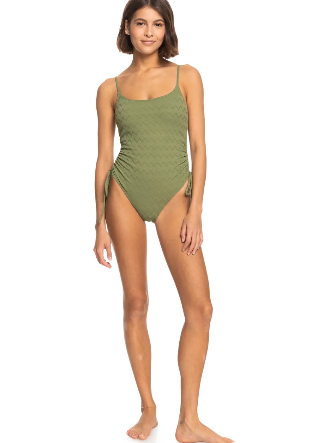 Roxy Monokini'S*Current Coolness - Eendelig Badpak Voor Dames Loden Green