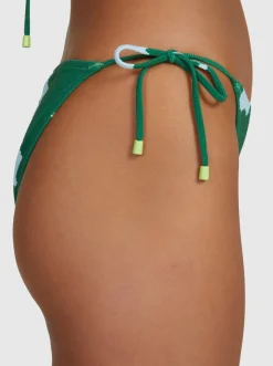 Roxy Bikini Bottoms*Digi High - Mini Bikinibroekje Voor Dames Digi High Floral Verdant Green