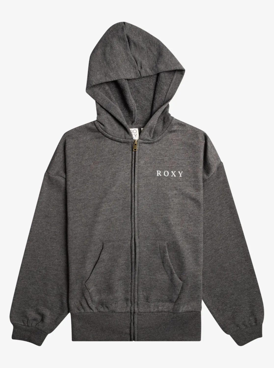 Roxy Sweatshirts & Hoodies*Dont Go Yet - Hoodie Met Rits Voor Meisjes 10-16 Pirate Black