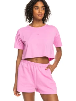 Roxy T-Shirts & Tops*Essential - Sport T-Shirt Voor Dames Cyclamen