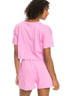 Roxy T-Shirts & Tops*Essential - Sport T-Shirt Voor Dames Cyclamen