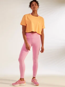 Roxy T-Shirts & Tops*Essential - Sport T-Shirt Voor Dames Mock Orange