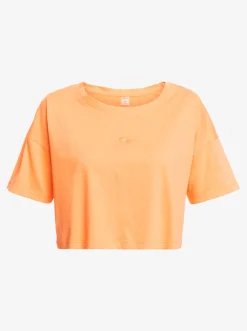 Roxy T-Shirts & Tops*Essential - Sport T-Shirt Voor Dames Mock Orange