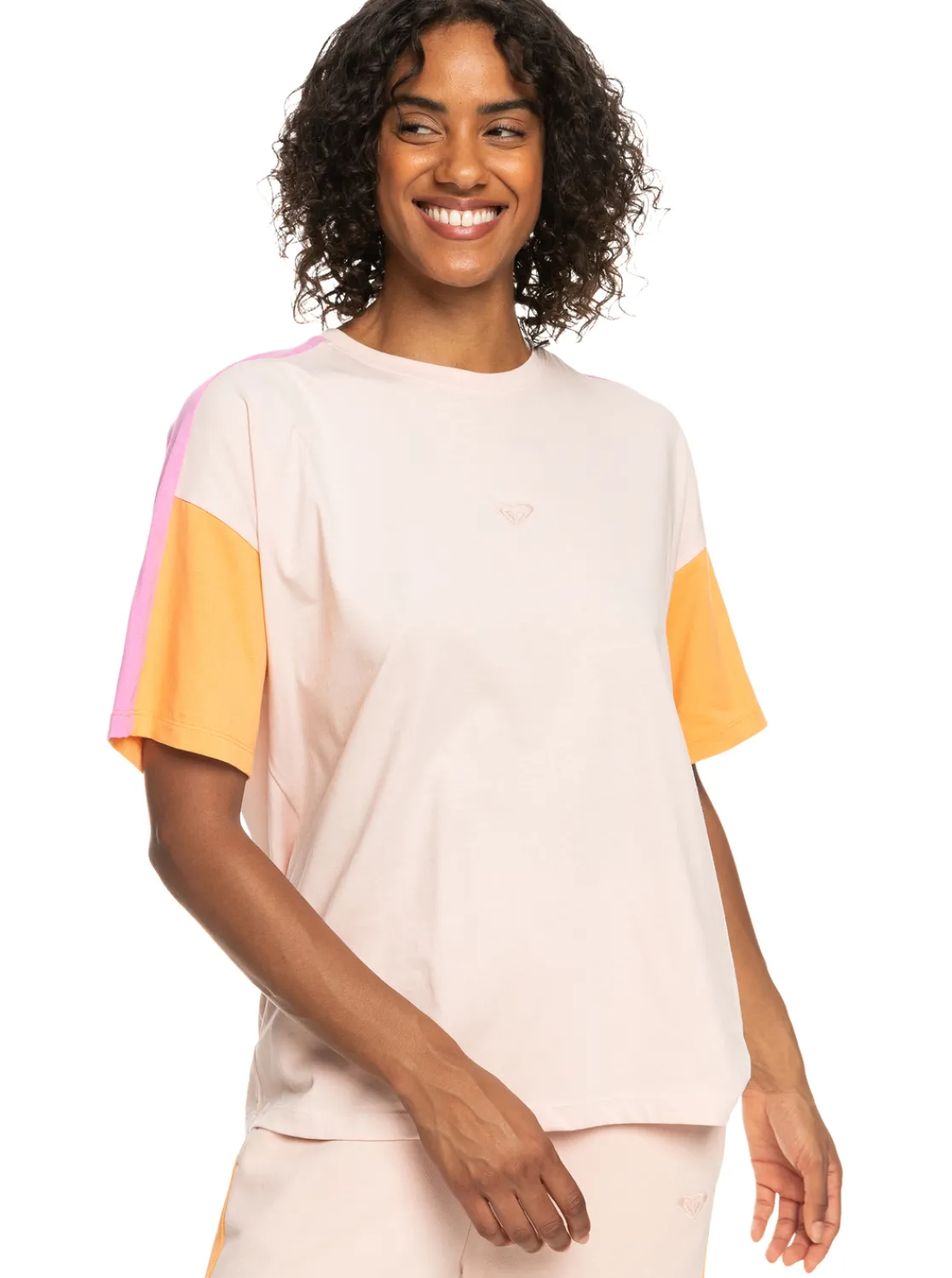 Roxy T-Shirts & Tops*Essential Energy - Sport T-Shirt Voor Dames Peach Whip