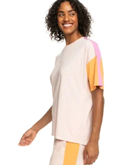Roxy T-Shirts & Tops*Essential Energy - Sport T-Shirt Voor Dames Peach Whip