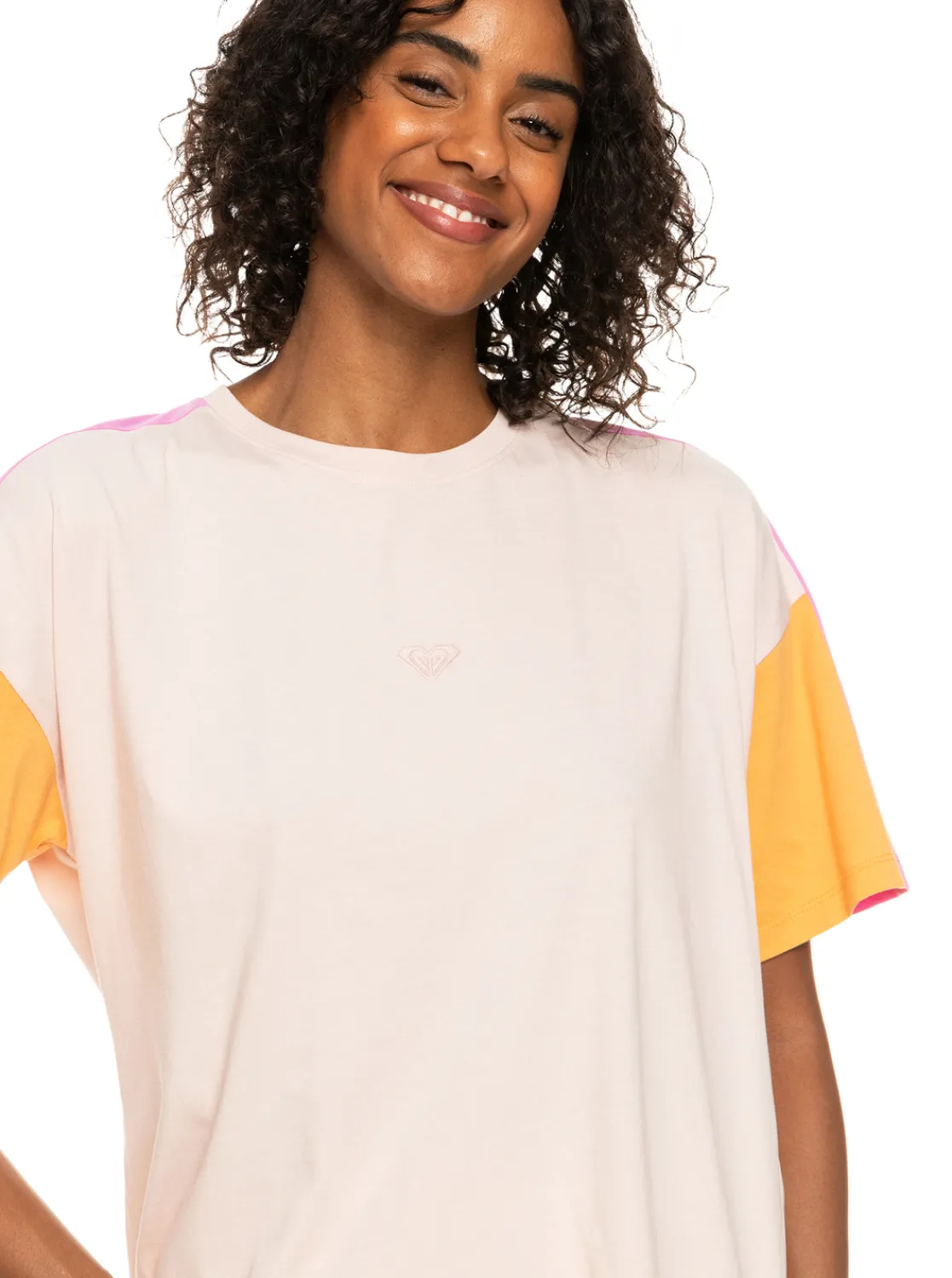 Roxy T-Shirts & Tops*Essential Energy - Sport T-Shirt Voor Dames Peach Whip