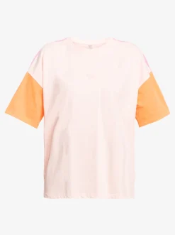 Roxy T-Shirts & Tops*Essential Energy - Sport T-Shirt Voor Dames Peach Whip