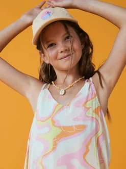 Roxy Accessoires*Fiji Flower - Baseball Cap Voor Meisjes Beige