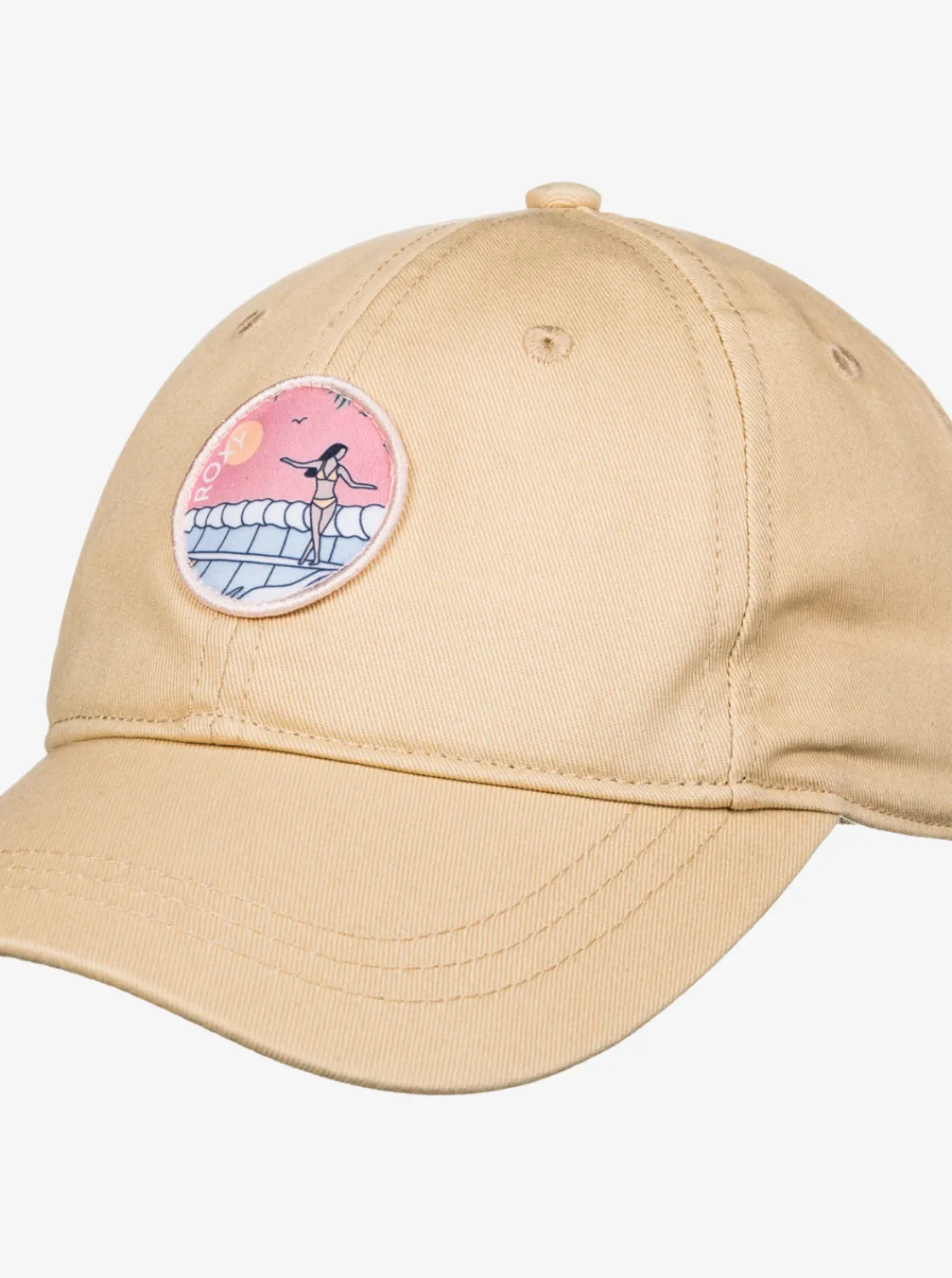 Roxy Accessoires*Fiji Flower - Baseball Cap Voor Meisjes Beige