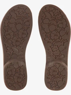 Roxy Sandalen*Gabbie - Teenslippers Voor Dames Chocolate