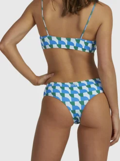 Roxy Bikini Bottoms*Geo Vibe - Hipster Bikinibroekje Voor Dames Geo Vibe Almost Blue