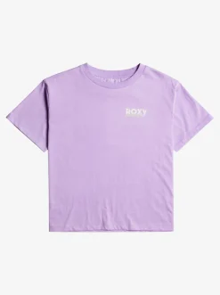 Roxy T-Shirts & Blouses*Gone To California - Oversized T-Shirt Voor Meisjes 10-16 Purple Rose