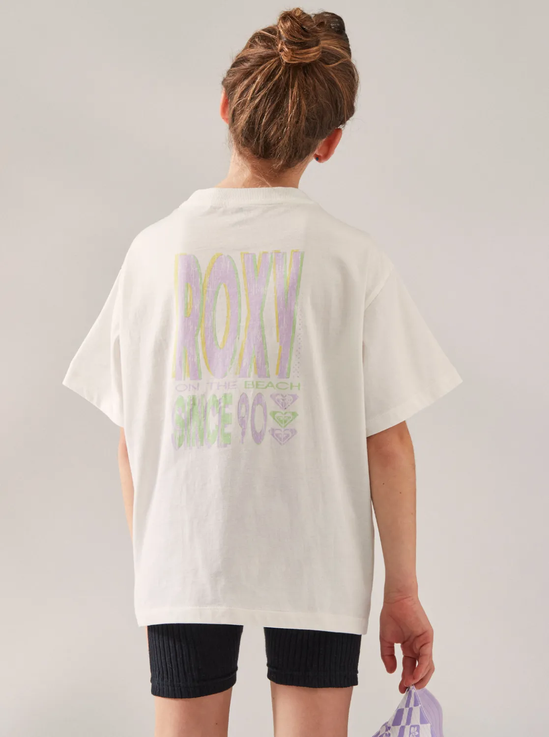 Roxy T-Shirts & Blouses*Gone To California - Oversized T-Shirt Voor Meisjes 10-16 Snow White