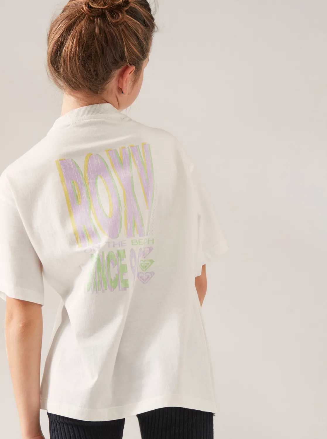 Roxy T-Shirts & Blouses*Gone To California - Oversized T-Shirt Voor Meisjes 10-16 Snow White