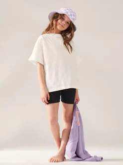 Roxy T-Shirts & Blouses*Gone To California - Oversized T-Shirt Voor Meisjes 10-16 Snow White