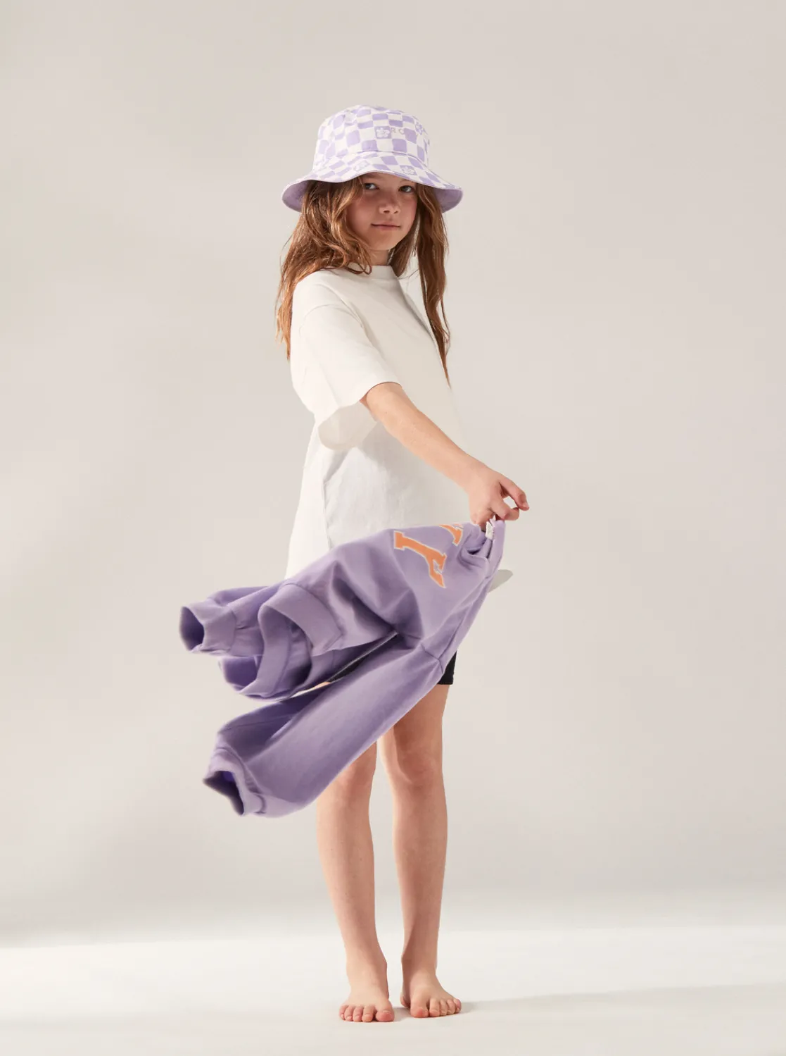 Roxy T-Shirts & Blouses*Gone To California - Oversized T-Shirt Voor Meisjes 10-16 Snow White
