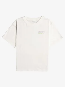 Roxy T-Shirts & Blouses*Gone To California - Oversized T-Shirt Voor Meisjes 10-16 Snow White