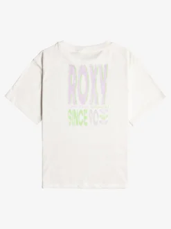 Roxy T-Shirts & Blouses*Gone To California - Oversized T-Shirt Voor Meisjes 10-16 Snow White