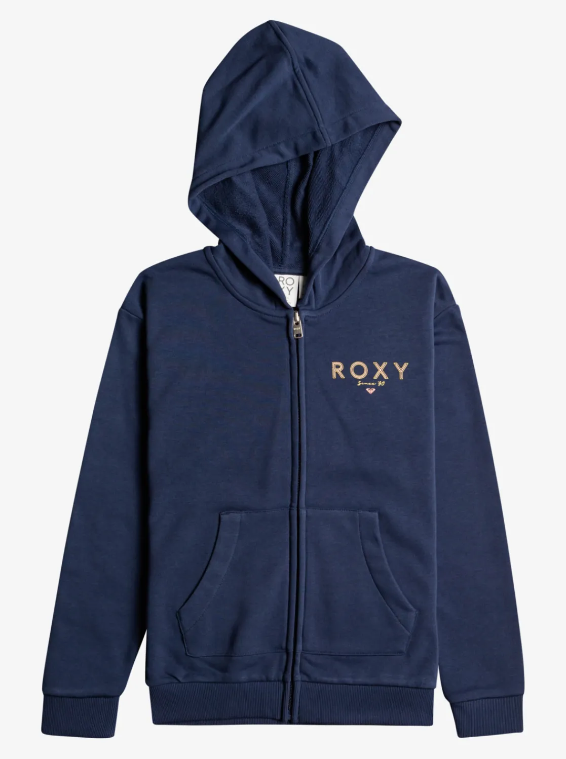 Roxy Sweatshirts & Hoodies*Happiness Forever - Hoodie Met Rits Voor Meisjes 4-16 Mood Indigo