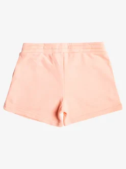 Roxy Jeans & Broeken*Happiness Forever Short Origin - Short Van Joggingstof Voor Meisjes 4-16 Tropical Peach