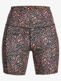 Roxy Shorts*Heart Into It - Technische Short Voor Dames Antracite Animal Dust