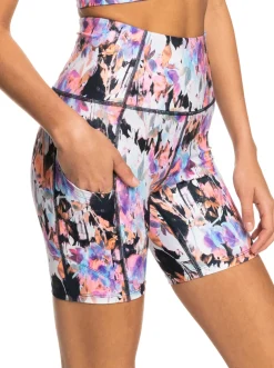 Roxy Shorts*Heart Into It - Technische Short Voor Dames Anthracite Tenderness