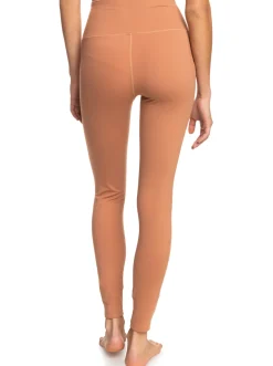 Roxy Broeken & Jeans*Heart Into It - Technische Legging Voor Dames Mocha Mousse