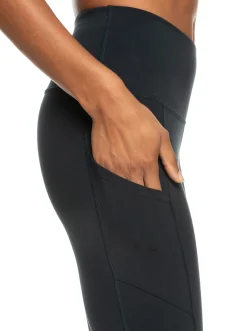 Roxy Broeken & Jeans*Heart Into It Ankle - Technische Legging Voor Dames Anthracite