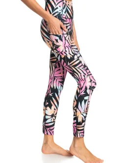 Roxy Broeken & Jeans*Heart Into It Ankle Pt - Technische Legging Voor Dames Anthracite Zebra Jungle