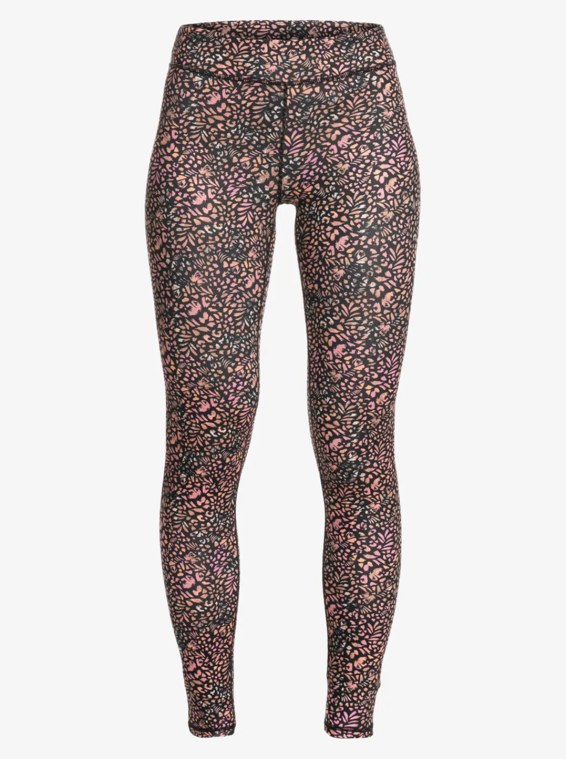 Roxy Broeken & Jeans*Heart Into It Pt - Technische Legging Voor Dames Antracite Animal Dust