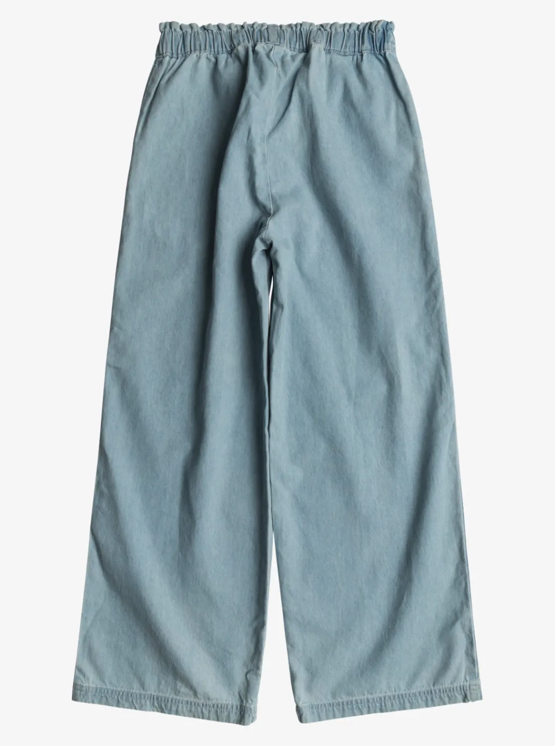 Roxy Jeans & Broeken*Here Comes The Weekend - Lichte Denim Palazzo Broek Voor Meisjes 4-16 Light Blue
