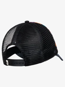 Roxy Accessoires*Honey Coconut - Trucker Cap Voor Meisjes Anthracite Flower Power