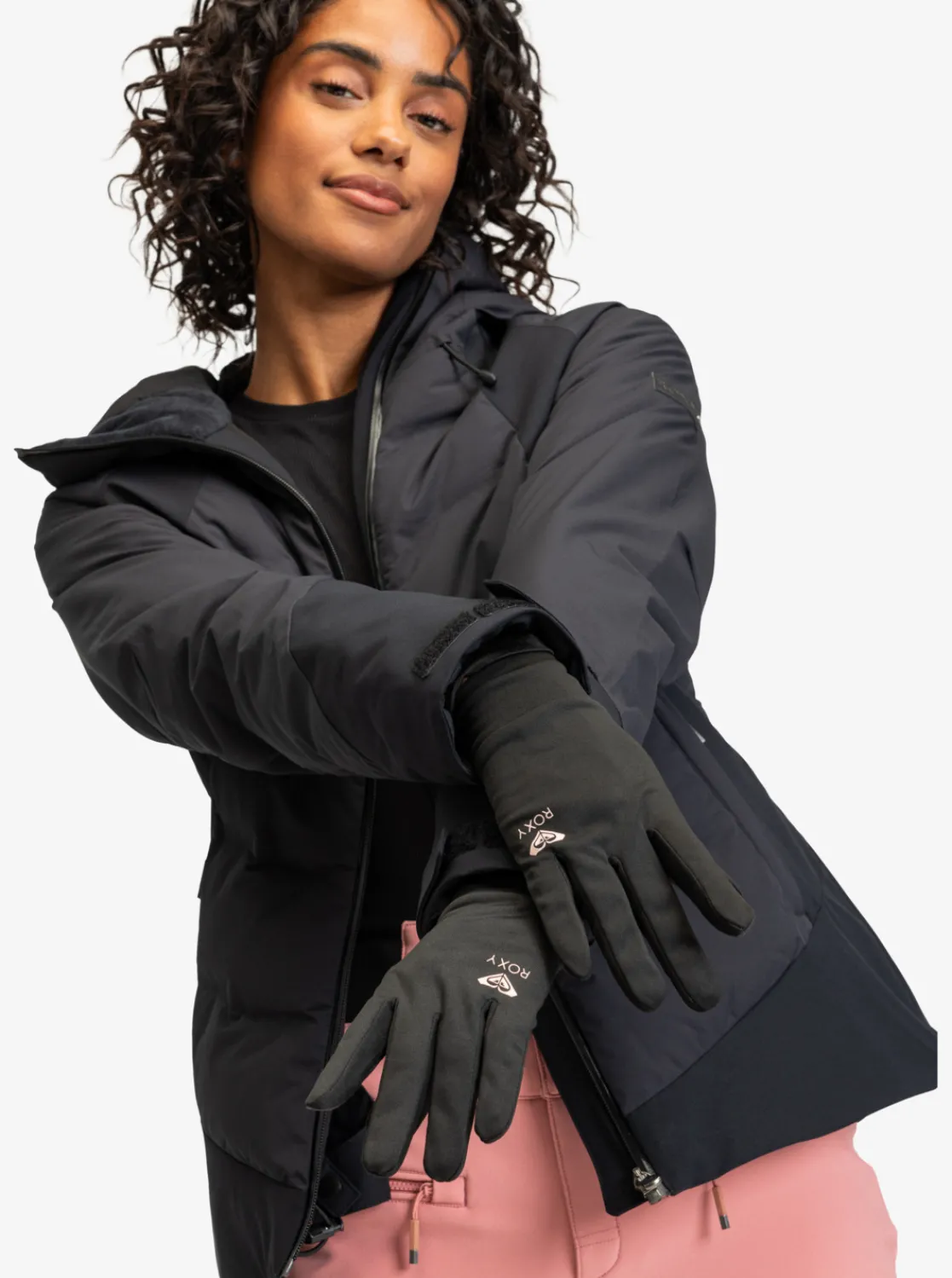 Roxy Handschoenen*Hydrosmart 2022 - Snowboard/Ski Handschoenvoering Voor Dames True Black