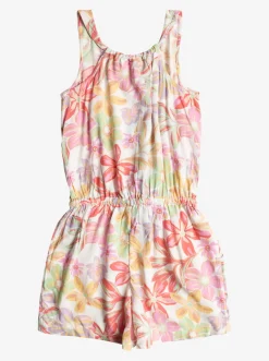 Roxy Jurken*In The Mountain - Playsuit Voor Meisjes 4-16 Snow White Bayside Blooms