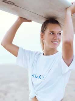 Roxy T-Shirts & Tops*In Your Eyes - Sportshirt Voor Dames Bright White