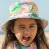 Roxy Accessoires*Jasmine Paradise - Bucket Hoed Voor Meisjes Mint Tropical Trails