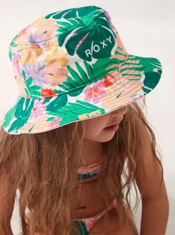 Roxy Accessoires*Jasmine Paradise - Bucket Hoed Voor Meisjes Mint Tropical Trails