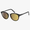 Roxy Zonnebrillen*Junipers Polarized - Zonnebril Voor Dames Shiny Black Gold/Flash Plrzd