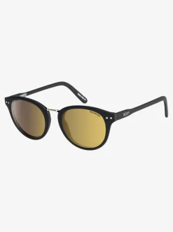 Roxy Zonnebrillen*Junipers Polarized - Zonnebril Voor Dames Shiny Black Gold/Flash Plrzd