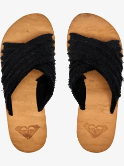 Roxy Slippers*Kamea Wahine - Sandalen Voor Dames Black