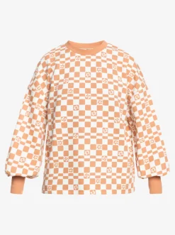 Roxy Sweatshirts & Hoodies*Kindred Souls - Oversized Sweater Voor Dames Snow White Sol Power