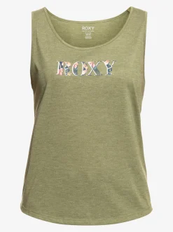 Roxy T-Shirts & Tops*Losing My Mind - Vest Top Voor Dames Loden Green