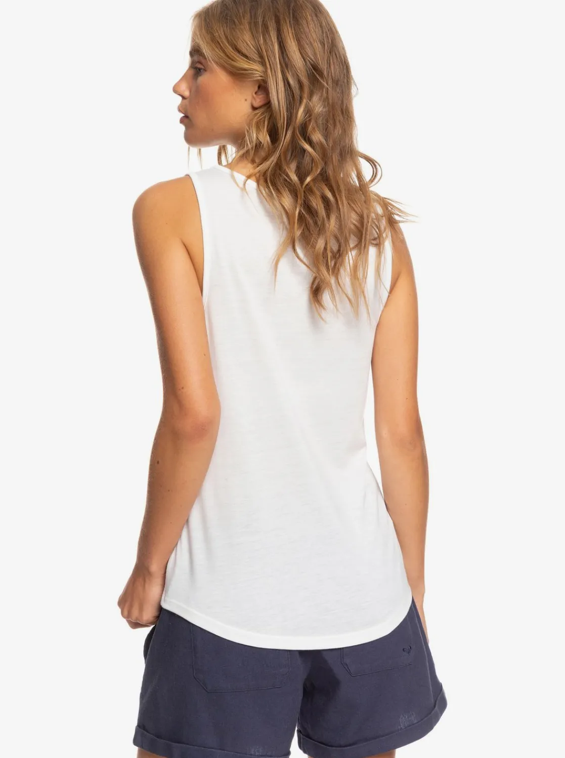 Roxy T-Shirts & Tops*Losing My Mind - Vest Top Voor Dames Snow White