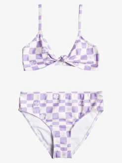 Roxy Swim*Magical Waves - Bralette Bikiniset Voor Meisjes 7-16 Purple Rose Flower Box