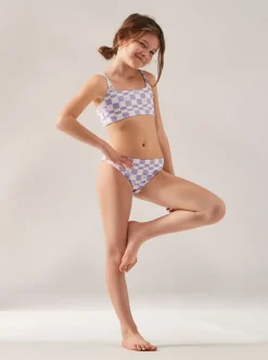Roxy Swim*Magical Waves - Crop Bikiniset Voor Meisjes 7-16 Purple Rose Flower Box