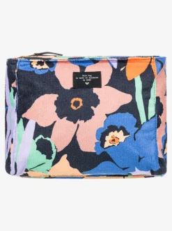 Roxy Badaccessoires*Mango Passion - Kleine Clutch Anthracite Flower Jammin