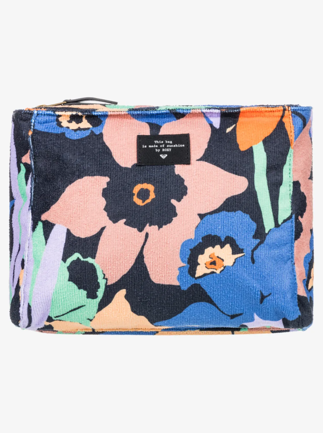 Roxy Badaccessoires*Mango Passion - Kleine Clutch Anthracite Flower Jammin