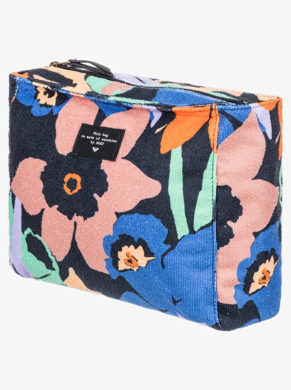 Roxy Badaccessoires*Mango Passion - Kleine Clutch Anthracite Flower Jammin